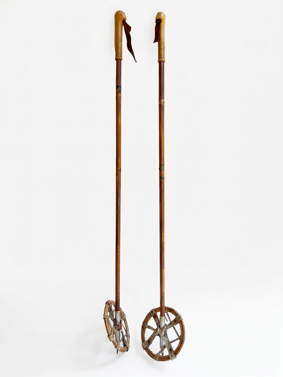 Antique Bamboo Ski Poles