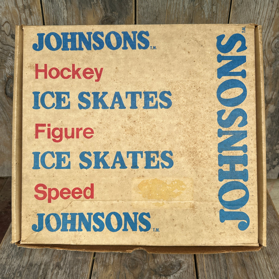 Vintage Johnson Hockey Skates - Orignal Box