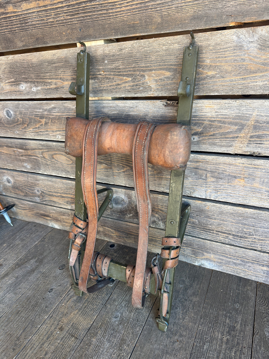 Swiss WWII Wooden Frame Backpack
