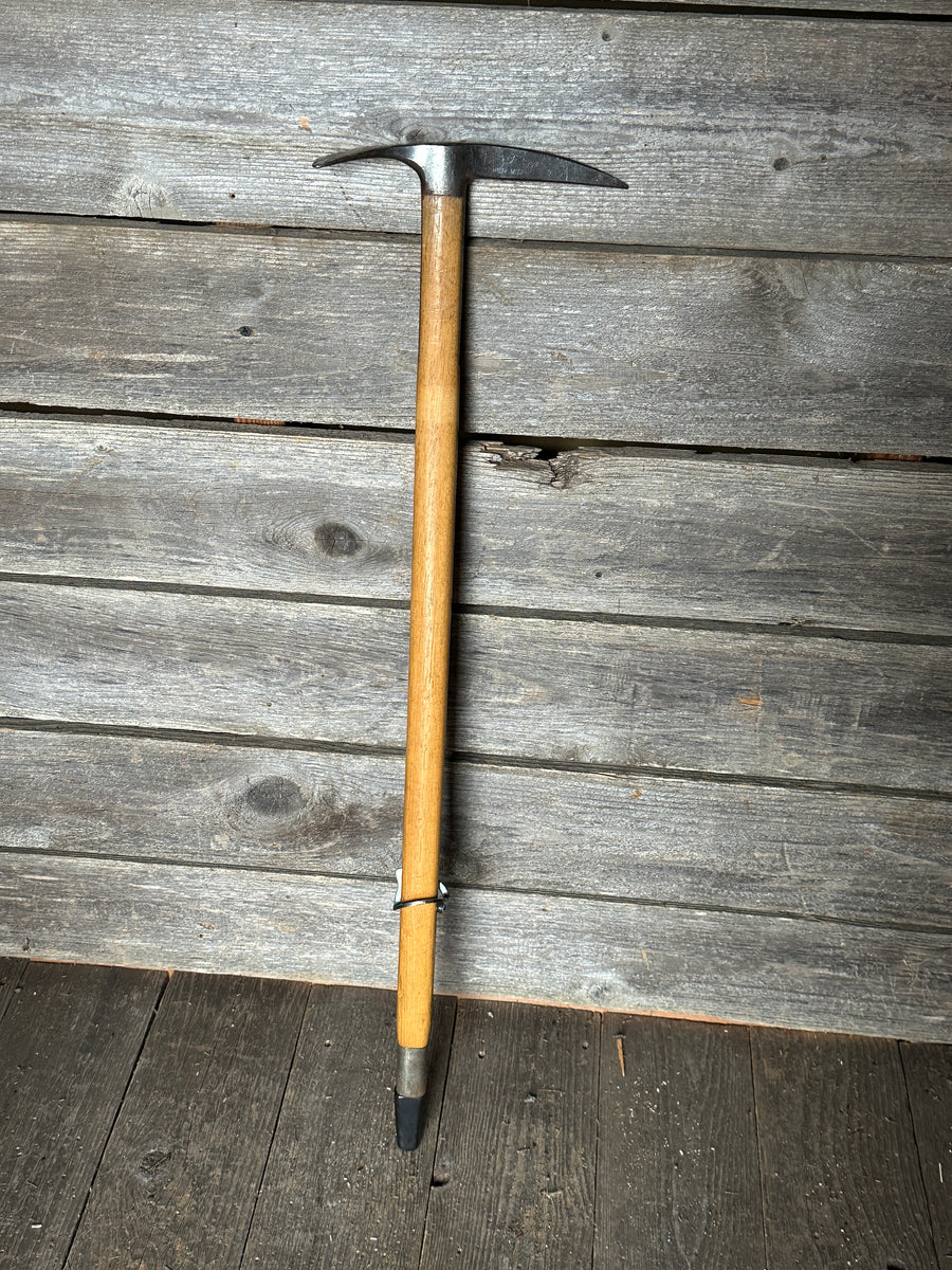 Vintage Swiss Wooden Ice Axe - Mischabel
