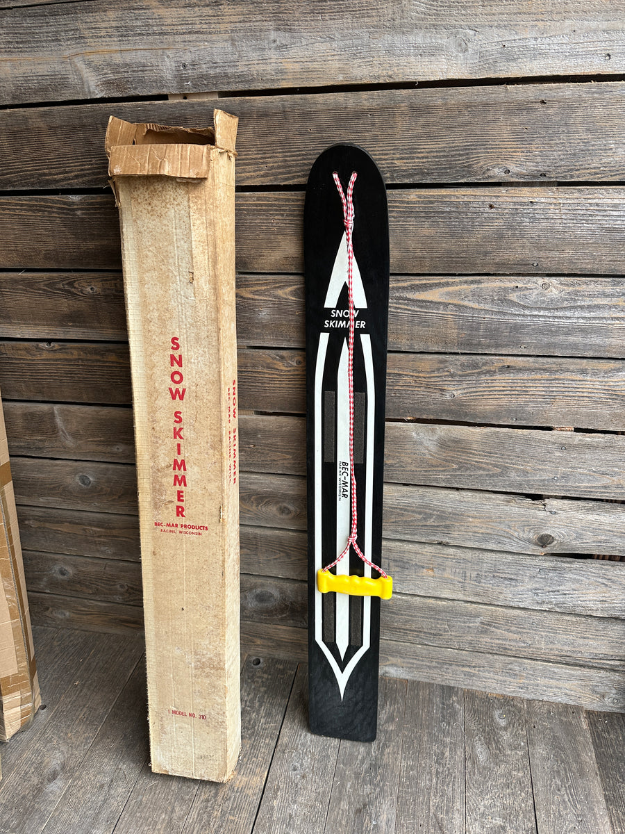 Vintage Black Snow Skimmer by Marina