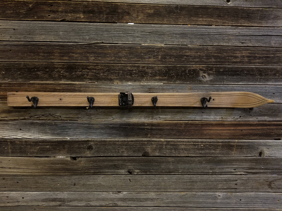 Ski Coat Hooks - Light Finish