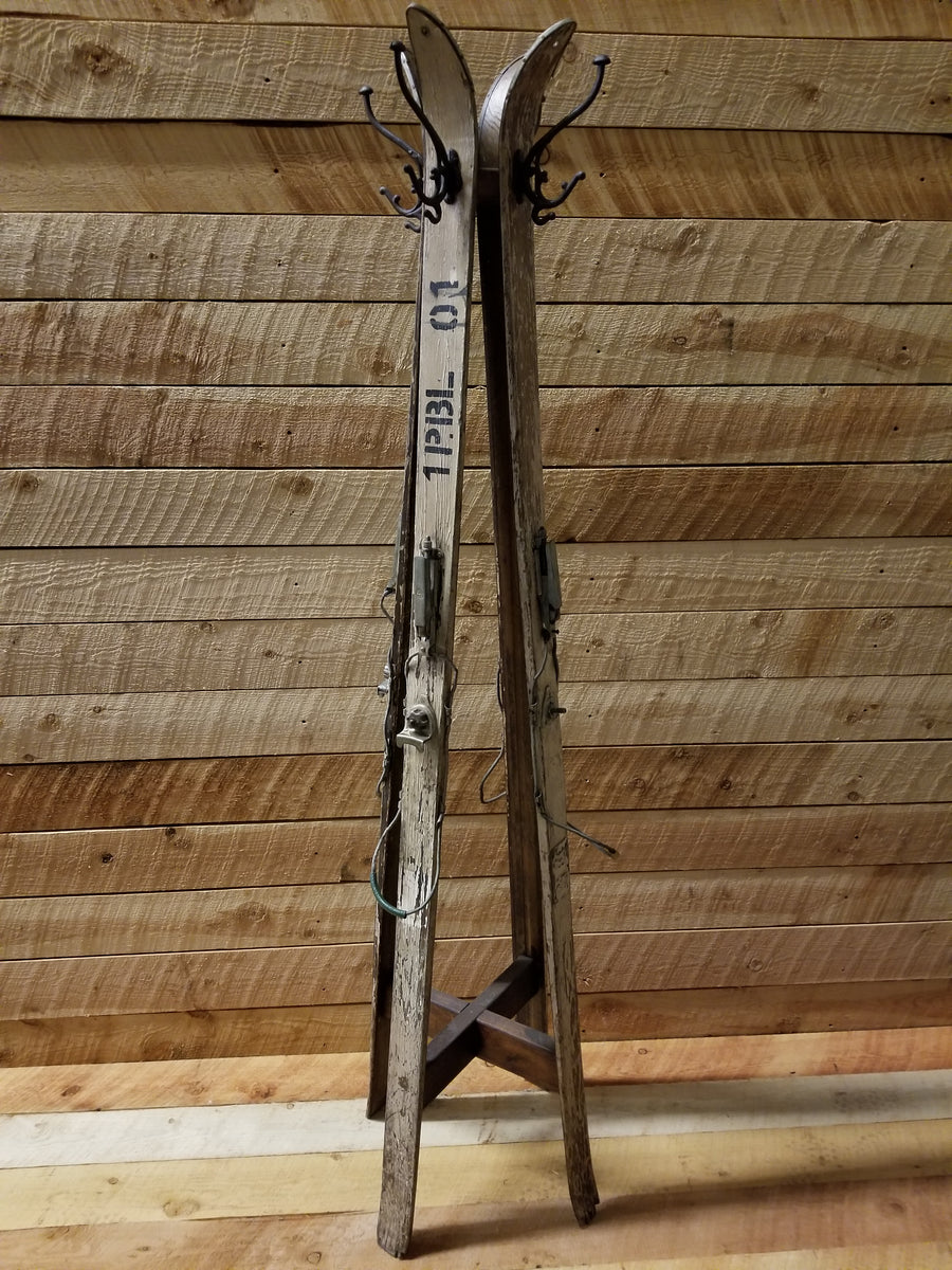 Vintage Military Ski Hall Tree #2