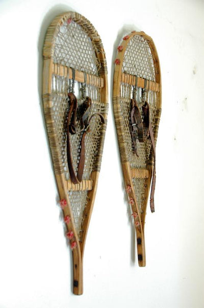 Antique Native American Indian Children Snowshoes
