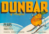 Vintage Ski Poster - Dunbar Ski Pear - Blue
