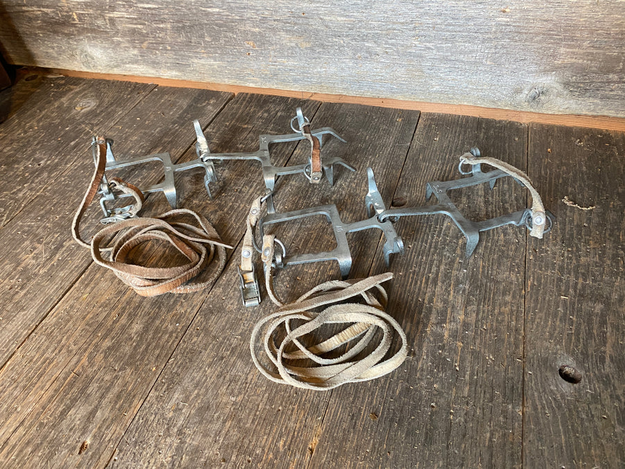 Vintage Swiss Ice Climbing Crampons