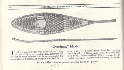 1923 Northland Ski Manufacturing Company Brochure