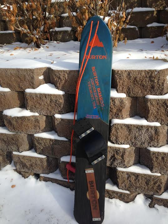 Vintage Burton 1980 Backhill BB1 Snowboard
