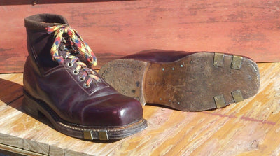 Vintage Ski Boots Square Toe Style
