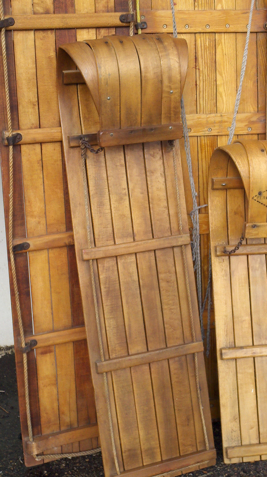 Wooden Tapered Tip Toboggan