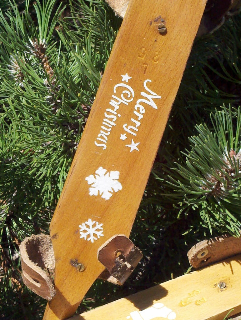 Christmas Decoration Vintage Ice Skates