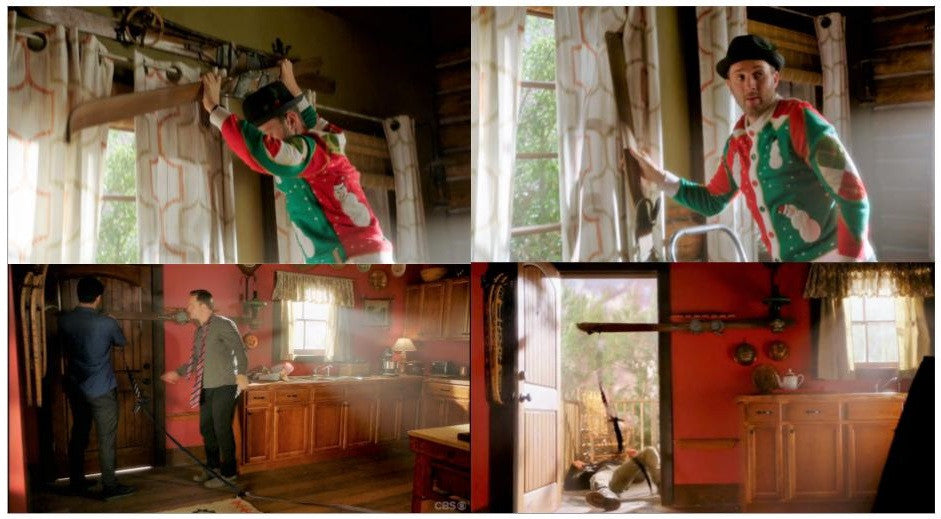 Vintage Winter skis featured in the CBS hit show Scorpion