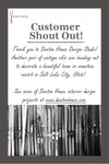 Customer Shout Out : Thank you Denton House Design Studio!