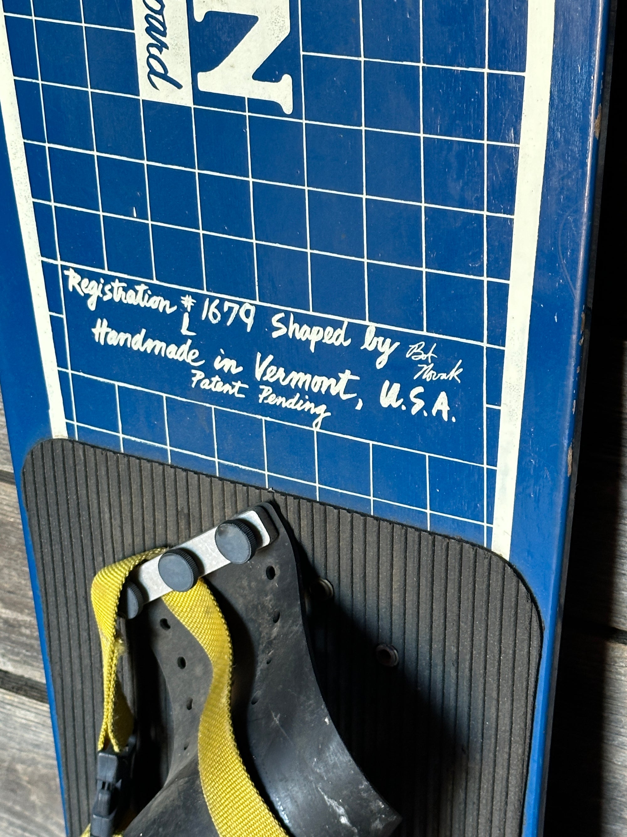 burton chalkboard snowboard Vintage Burton Performer Experimental Series Snowboard - Blue Powdergu