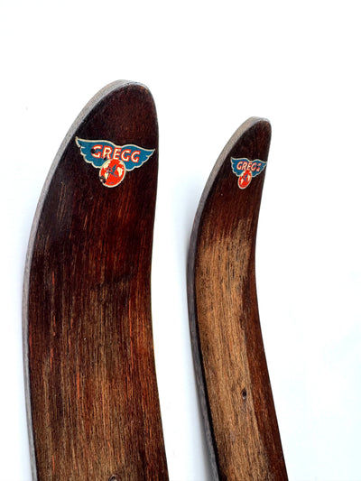 Vintage Gregg Manufacturing Jr. Downhill Skis