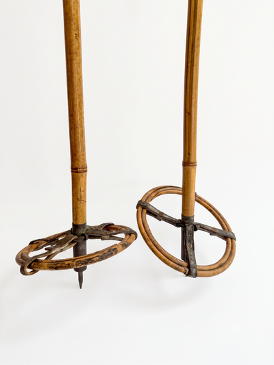 Antique Bamboo Ski Poles