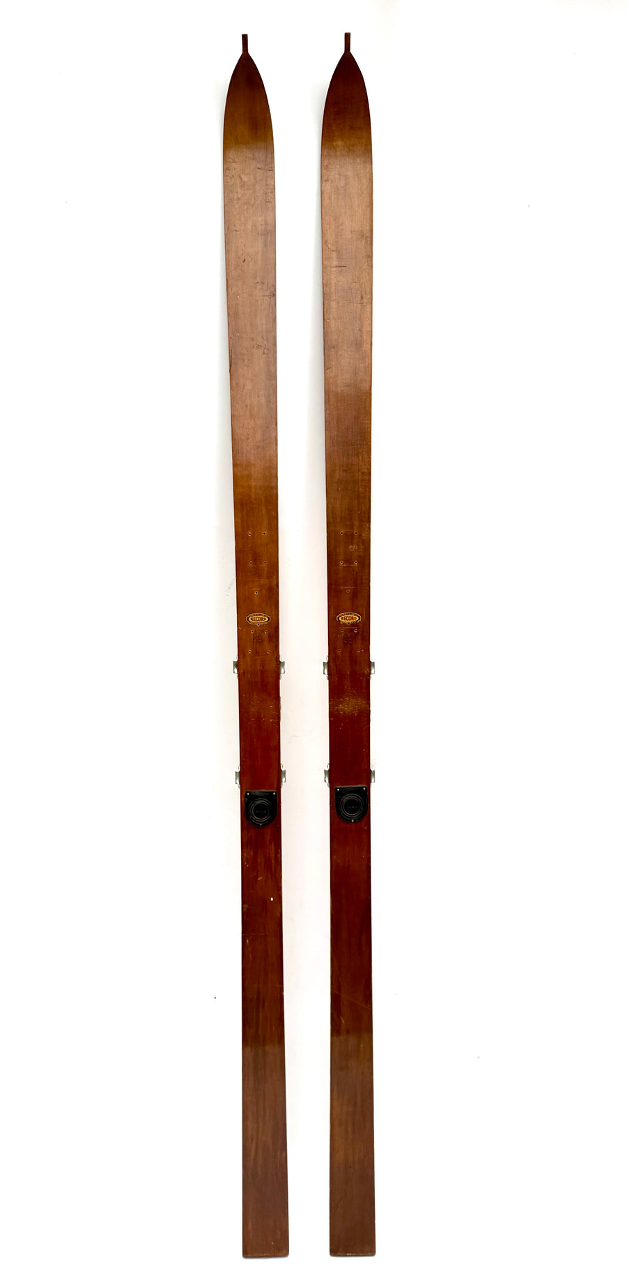 Wooden Lund Record Skis
