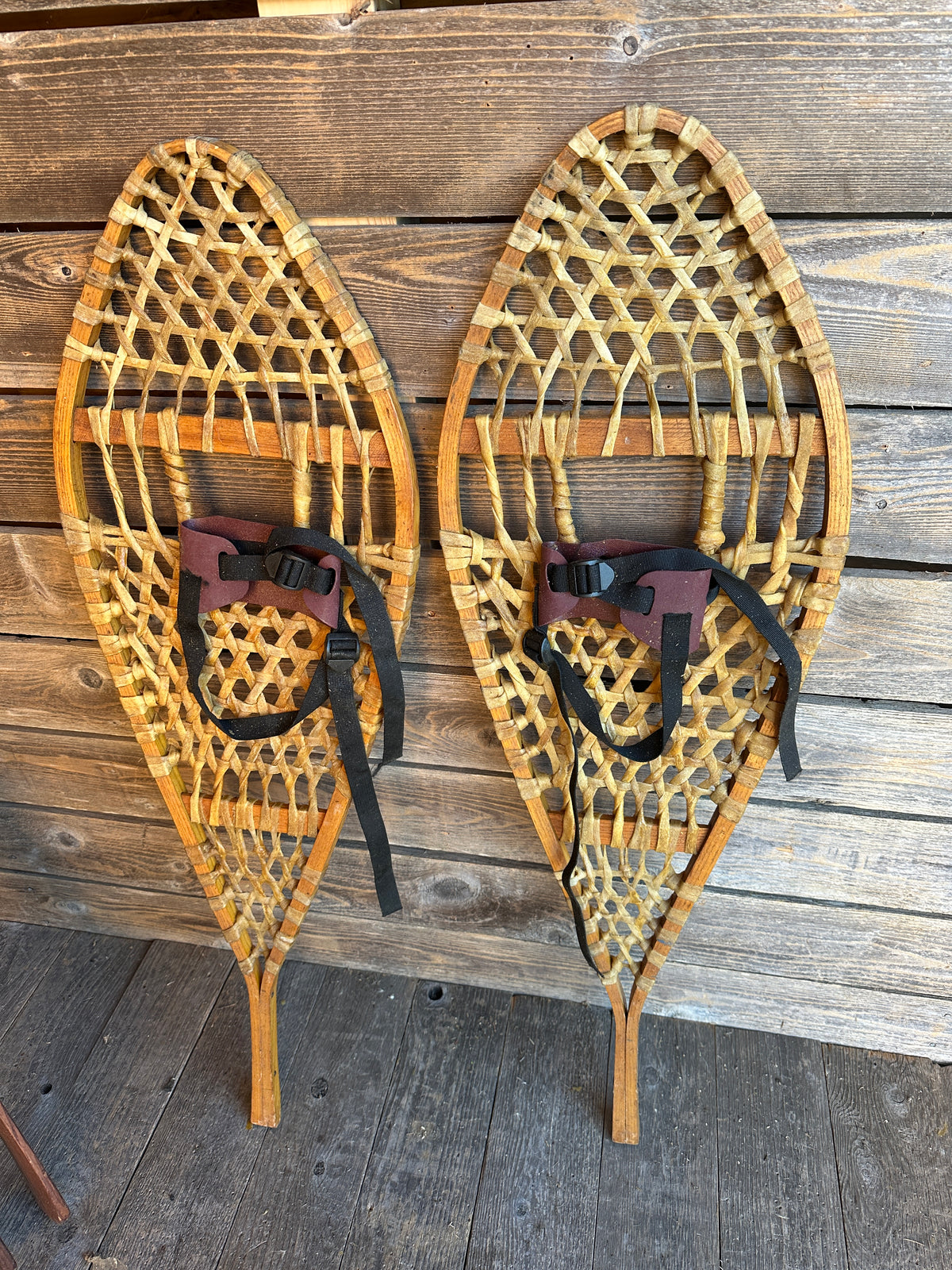 Vintage Wooden Snowshoes - Canada