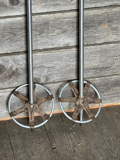 Decorative Metal Ski Poles