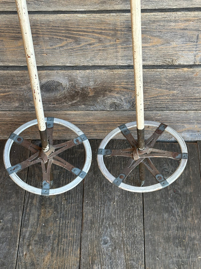 Vintage 10th Mountain Ski Poles
