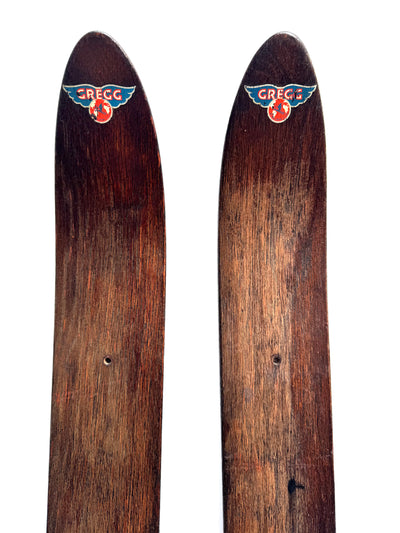Vintage Gregg Manufacturing Jr. Downhill Skis