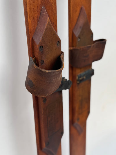 Antique Paris Manufacturing Co. wooden Skis