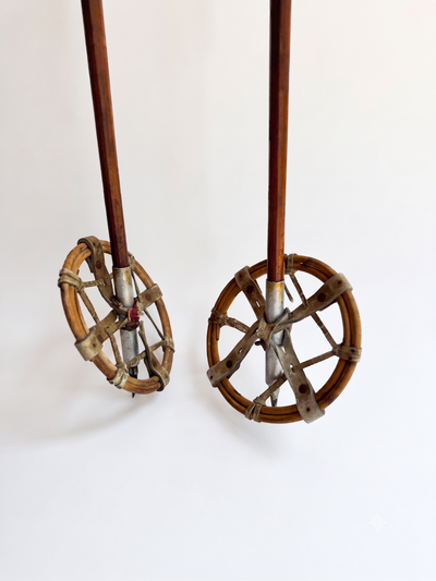 Antique Bamboo Ski Poles