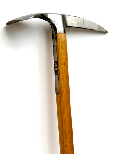 Vintage Swiss Wooden Ice Axe