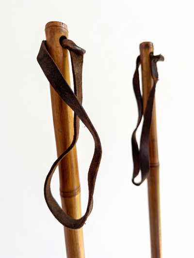 Antique Bamboo Ski Poles
