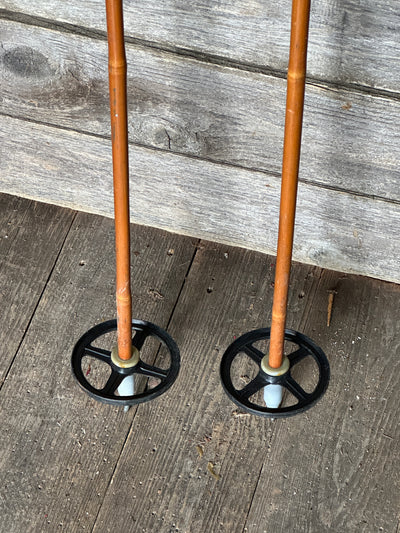 Antique Bamboo Ski Poles