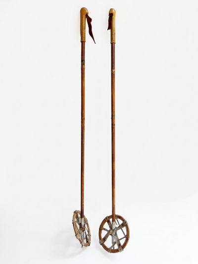 Antique Bamboo Ski Poles