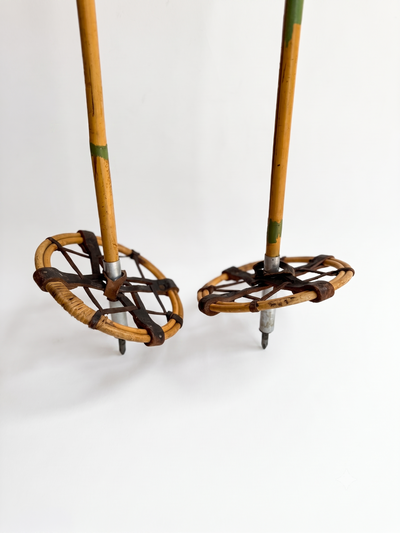 Antique Bamboo Ski Poles