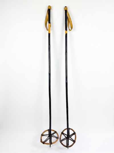 Antique Bamboo Ski Poles