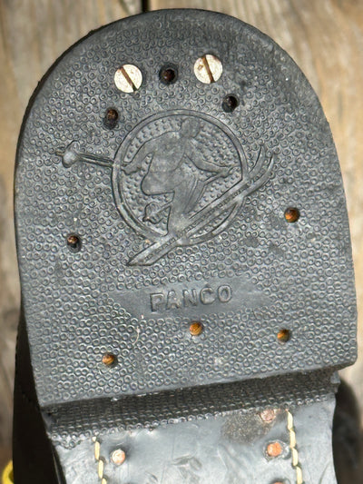 Square Toe Leather Ski Boots