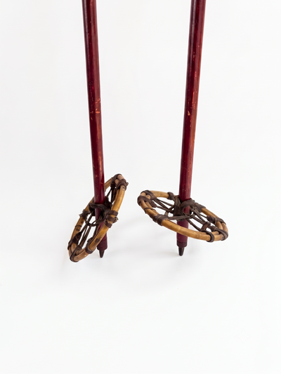 Antique Bamboo Ski Poles