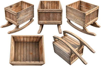 Vintage Crate Delivery Sled