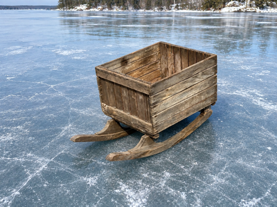 Vintage Crate Delivery Sled