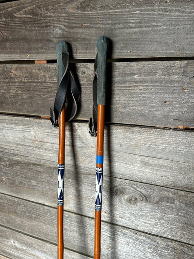 Norwegian Bamboo Ski Poles