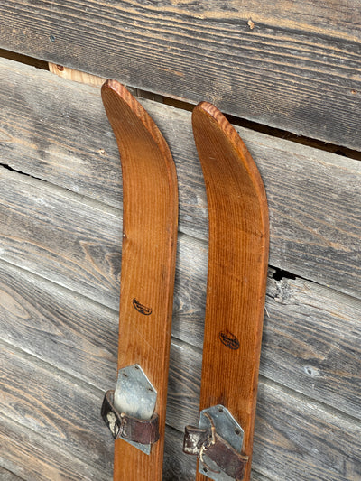 Vintage Withington Children's Skis + Poles - 30"