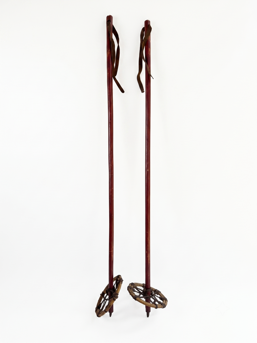 Antique Bamboo Ski Poles