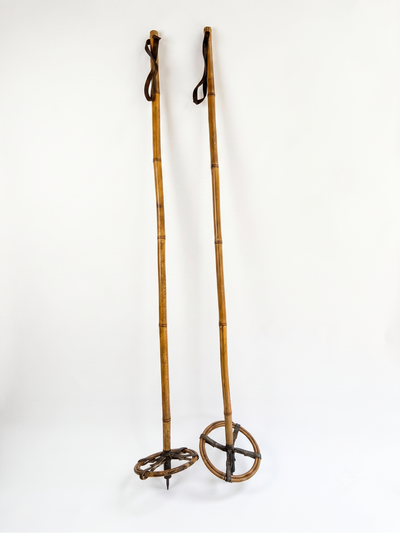 Antique Bamboo Ski Poles