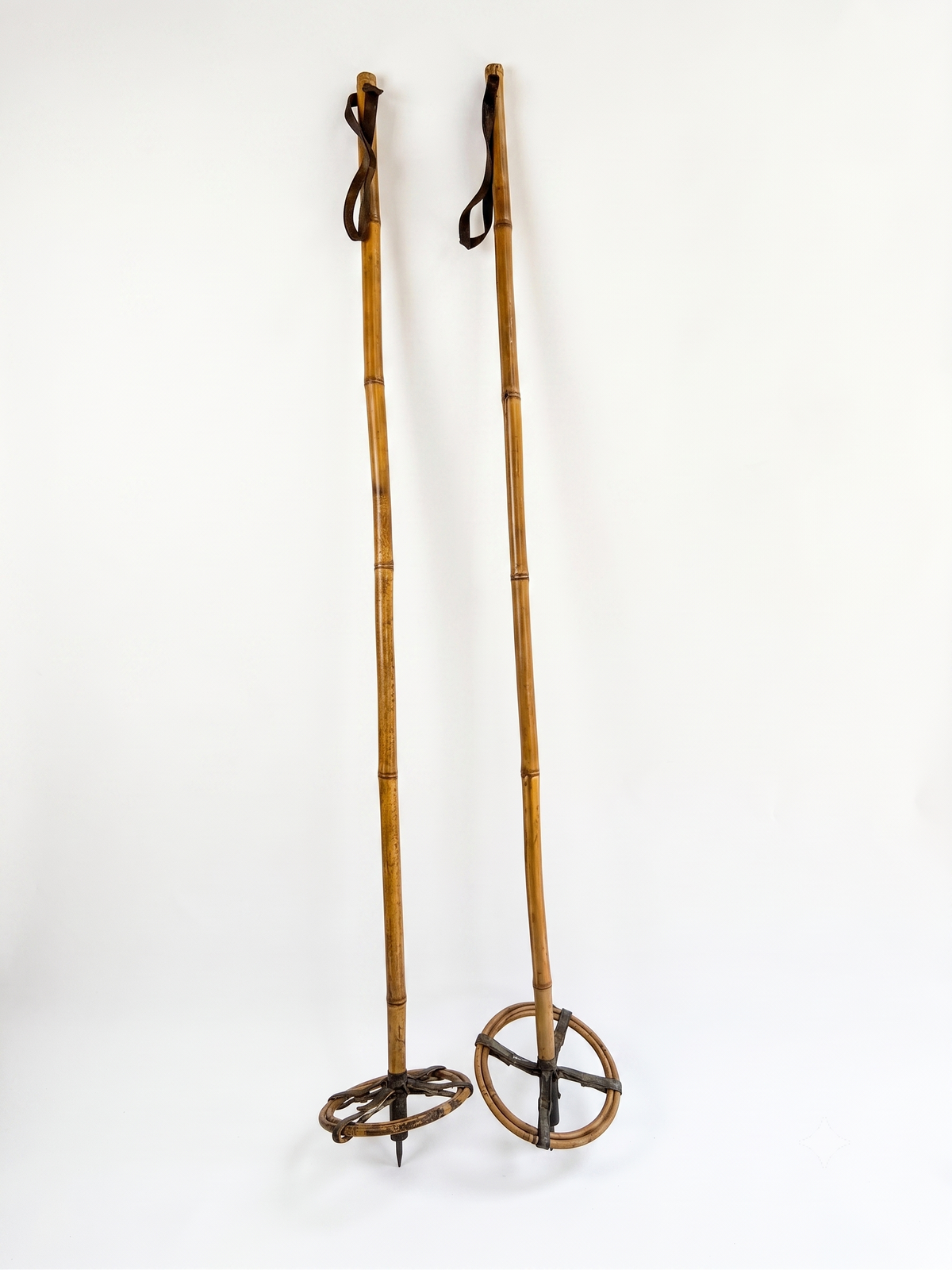 Antique Bamboo Ski Poles