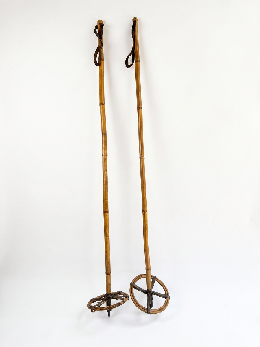 Antique Bamboo Ski Poles