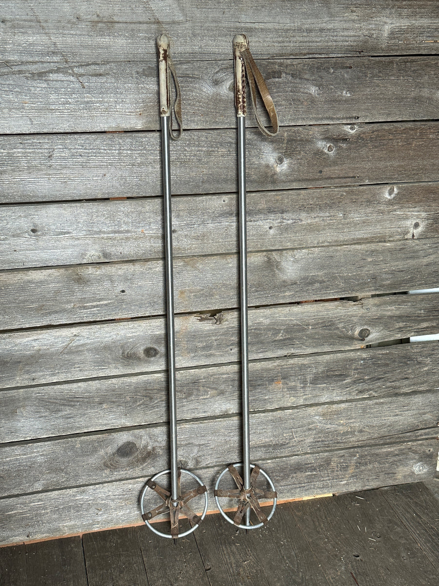 Decorative Metal Ski Poles