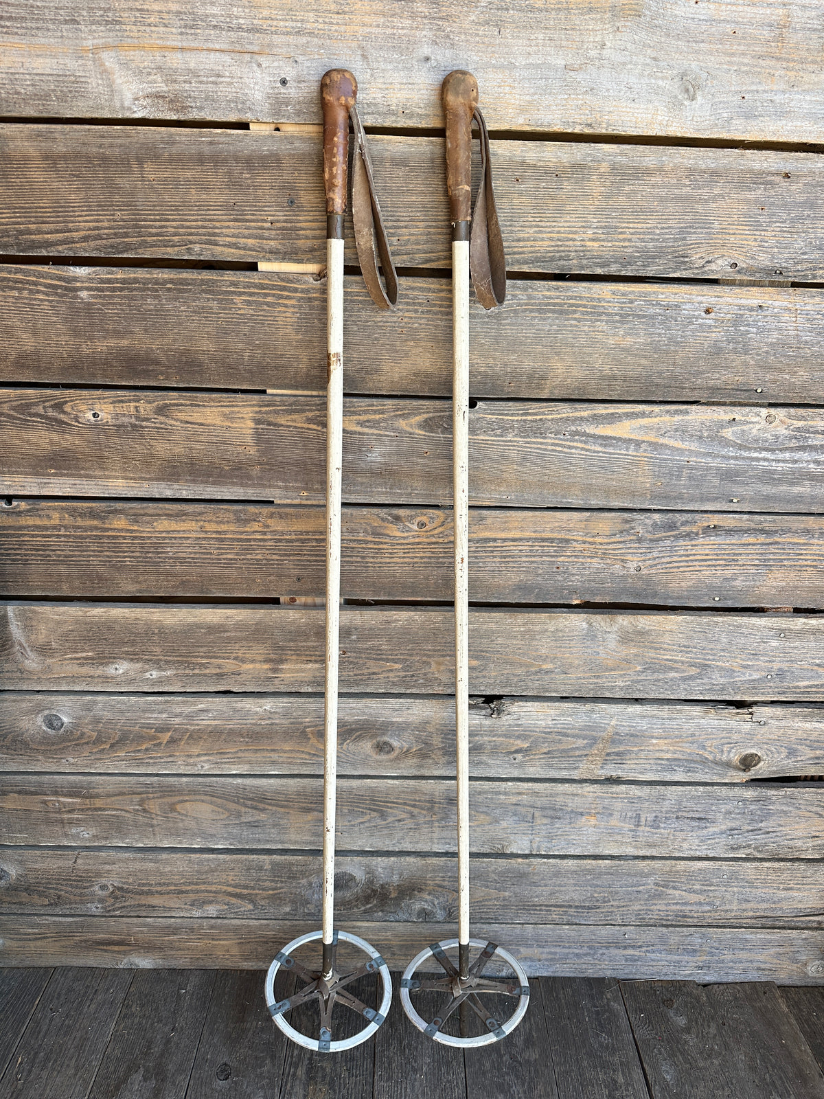 Vintage 10th Mountain Ski Poles