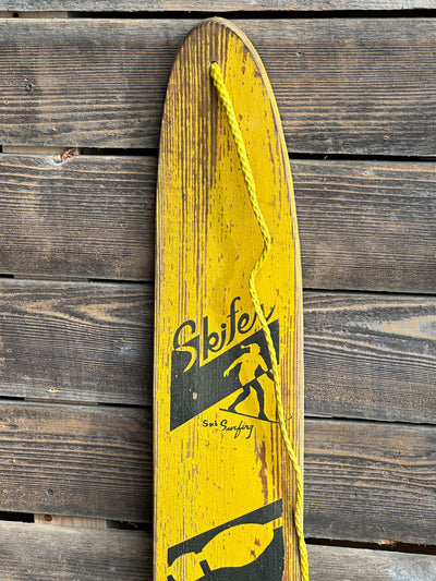 Vintage Skifer Snowboard by Nash - Yellow/Black Original