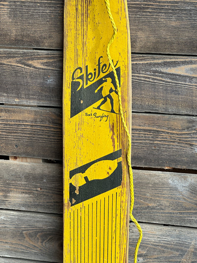 Vintage Skifer Snowboard by Nash - Yellow/Black Original
