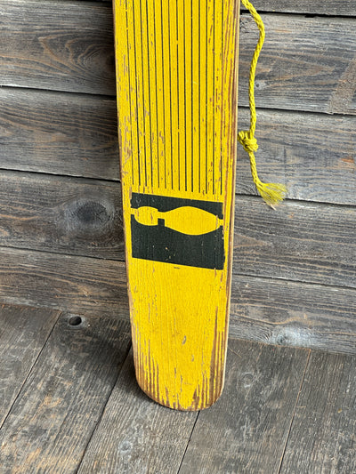 Vintage Skifer Snowboard by Nash - Yellow/Black Original