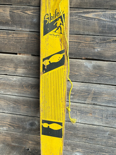 Vintage Skifer Snowboard by Nash - Yellow/Black Original