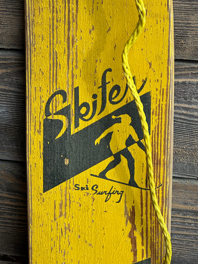 Vintage Skifer Snowboard by Nash - Yellow/Black Original